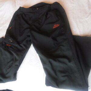 Outdoorsport Wel-Tex Mens Black Interior fleece Pants Mens Size XL Pre Owned Siz